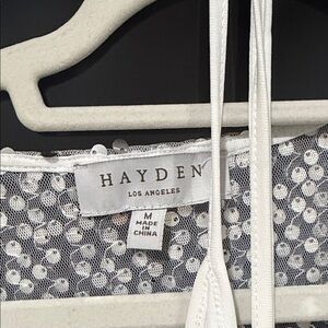 Hayden White Sequin Women's dress